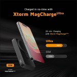 Xtorm MagCharge Pro universal Μαγνιτικό Power Bank 10.000mAh με USB-C, LED και βάση - ΜΑΥΡΟ - XT-FS5W101