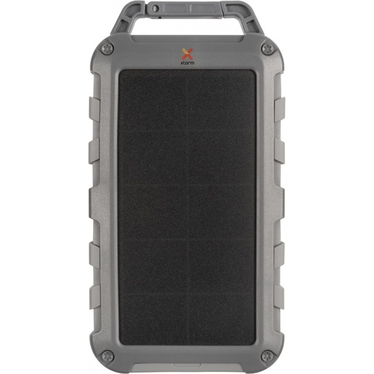 Xtorm 20W εξωτερική Μπαταρία Hybrid Solar Power Bank 10.000mAh, 2x USB, LED flashlight - XT-FS405 - ΓΚΡΙ