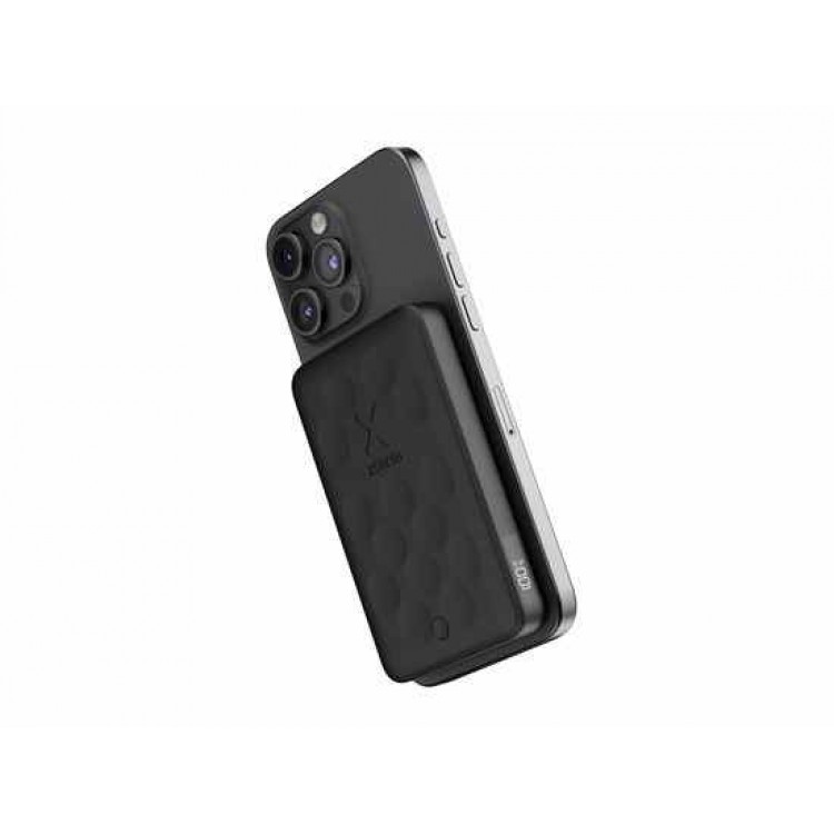 Xtorm MagCharge Pro universal Μαγνιτικό Power Bank 5.000mAh με USB-C, LED - ΜΑΥΡΟ - XT-FS5W051