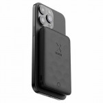 Xtorm MagCharge Pro universal Μαγνιτικό Power Bank 5.000mAh με USB-C, LED - ΜΑΥΡΟ - XT-FS5W051