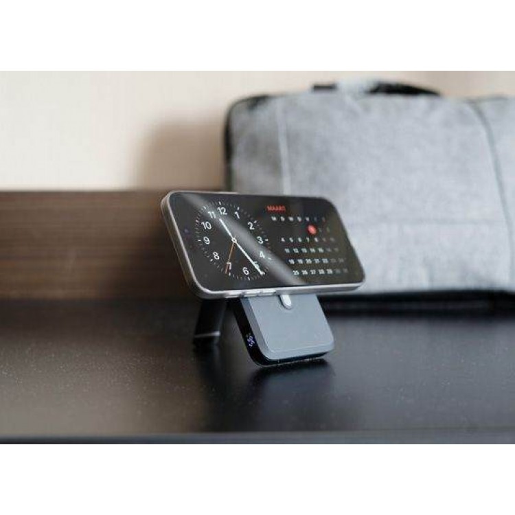 Xtorm MagCharge Pro universal Μαγνιτικό Power Bank 10.000mAh με USB-C, LED και βάση - ΜΑΥΡΟ - XT-FS5W101