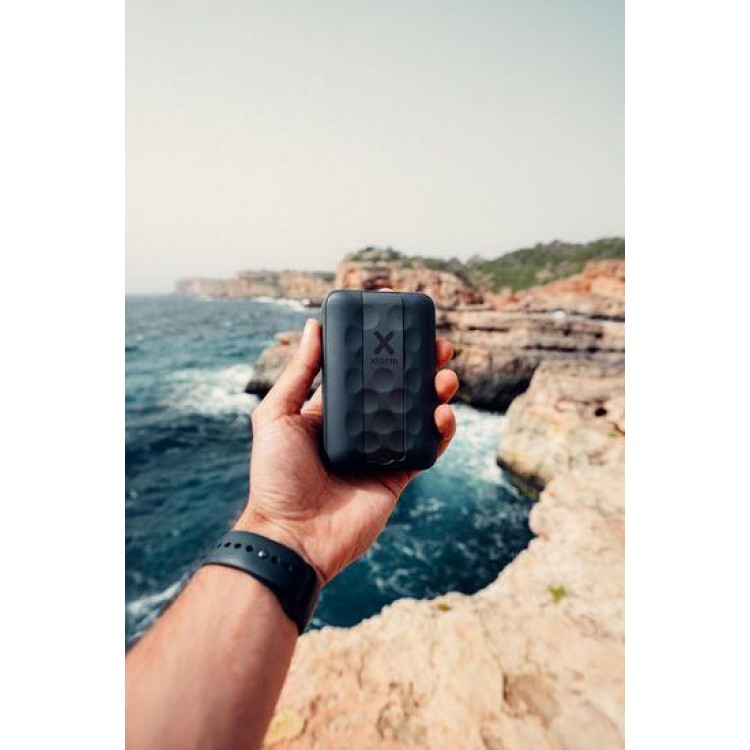 Xtorm MagCharge Pro universal Μαγνιτικό Power Bank 10.000mAh με USB-C, LED και βάση - ΜΑΥΡΟ - XT-FS5W101