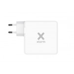 Xtorm 140W Φορτιστής οικιακός τοίχου 2XUSB-C PD, 1XUSB-A EPR GaN για MacBook και Φορητούς Υπολογιστ΄ες - ΛΕΥΚΟ - XT-XAT140