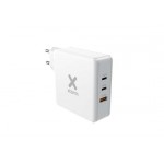 Xtorm 140W Φορτιστής οικιακός τοίχου 2XUSB-C PD, 1XUSB-A EPR GaN για MacBook και Φορητούς Υπολογιστ΄ες - ΛΕΥΚΟ - XT-XAT140