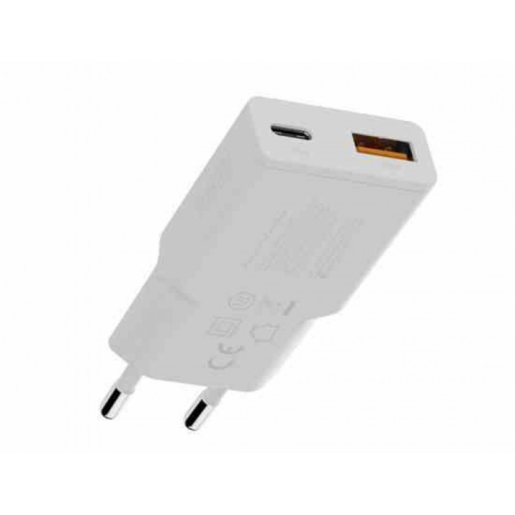 Xtorm AC Φορτιστής οικιακός Go2 SlimLine 33W, USB-C PD και USB-A, QC 3.0. PPS - ΛΕΥΚΟ - XT-XG2SL033