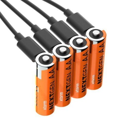 Xtorm NextGen Επαναφορτιζόμενες AA Μπαταρίες με USB-C θύρα - 4 ΤΕΜ. - XT-XNG2AB4 Xtorm NextGen Επαναφορτιζόμενες AA Μπαταρίες με USB-C θύρα - 4 ΤΕΜ. - XT-XNG2AB4