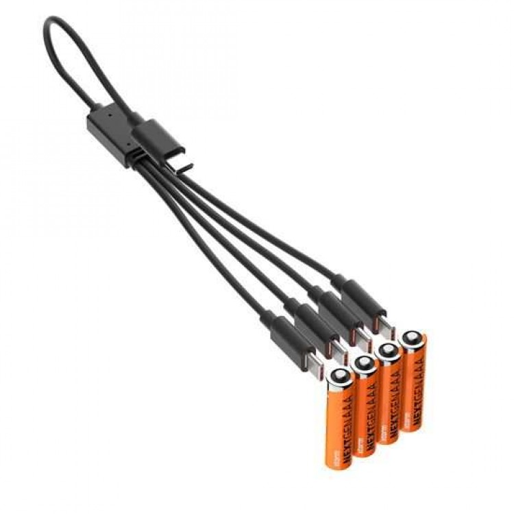 Xtorm NextGen Επαναφορτιζόμενες AAA Μπαταρίες με USB-C θύρα - 4 ΤΕΜ. - XT-XNG3AB4