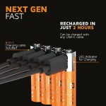 Xtorm NextGen Επαναφορτιζόμενες AAA Μπαταρίες με USB-C θύρα - 4 ΤΕΜ. - XT-XNG3AB4