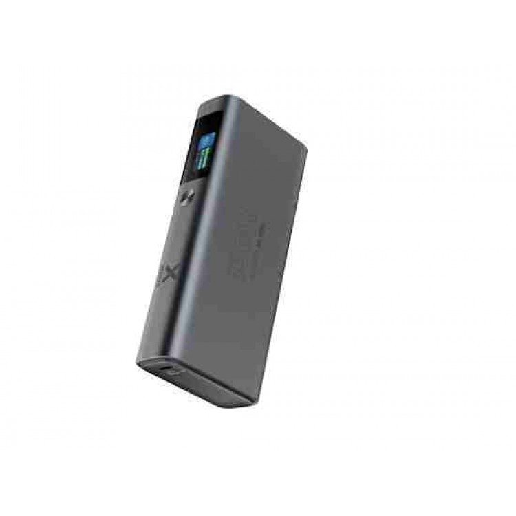 XTORM Nova Pro Ultra FastCharge USB-C Powerbank Αλουμινίου 20K, 130W, 20.000mA με Smart Οθόνη για Notebook,Smartphones,Tablets - XT-XNP200 - ΓΚΡΙ ΜΑΥΡΟ