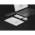 XTORM Nova Pro Ultra FastCharge USB-C Powerbank Αλουμινίου 20K, 130W, 20.000mA με Smart Οθόνη για Notebook,Smartphones,Tablets - XT-XNP200 - ΓΚΡΙ ΜΑΥΡΟ