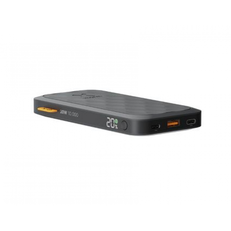 XTORM Fuel Series Powerbank 10K, 20W με 2 X Θύρες USB-C, 1 X Θύρα USB-A - 10.000mAh - XT-FS5101 - Midnight ΜΑΥΡΟ