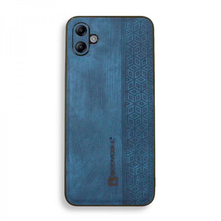 Bodycell Pattern Leather Backcover Samsung A04E  Blue