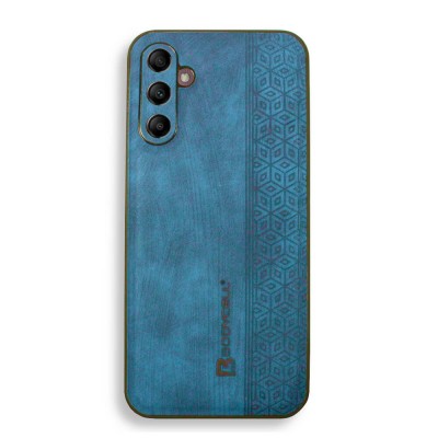 Bodycell Pattern Leather Backcover Samsung A14  Blue