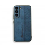 Bodycell Pattern Leather Backcover Samsung S21 FE  Blue