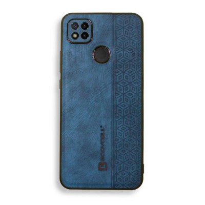 Bodycell Pattern Leather Backcover Xiaomi Redmi 9C/10A Blue