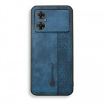 Bodycell Pattern Leather Backcover Xiaomi Poco M4 5G Blue