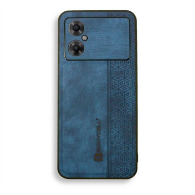 Bodycell Pattern Leather Backcover Xiaomi Poco M4 5G Blue