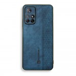 Bodycell Pattern Leather Backcover Xiaomi Note 11T/Note 11s 5G/Poco M4 Pro 5G Blue