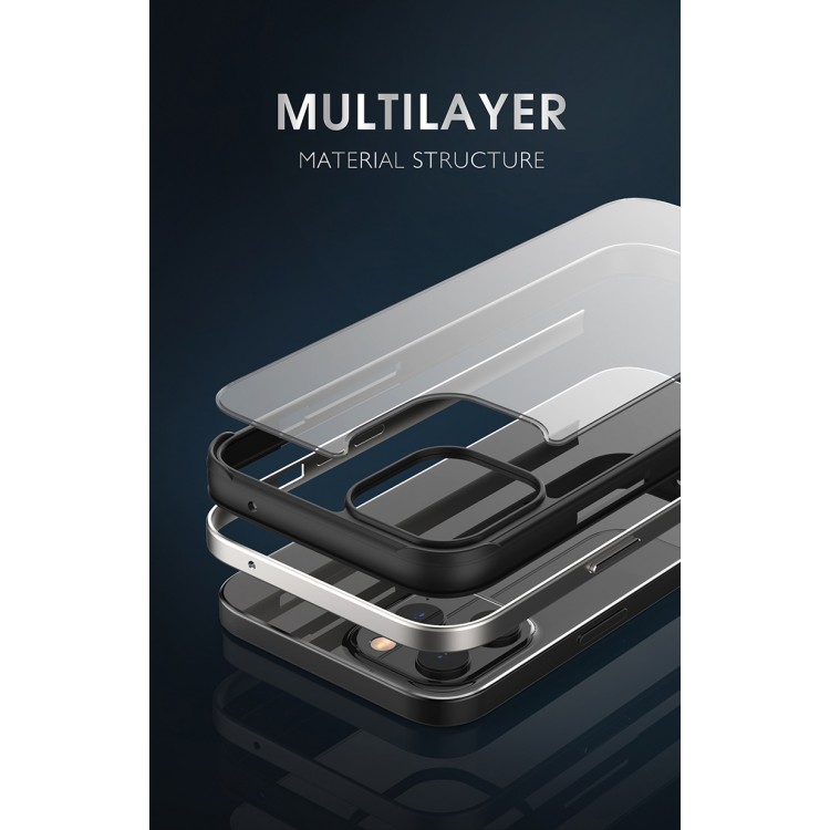 Bodycell Back Cover + Aluminium Bumper For iPhone 11 Pro  Red