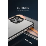 Bodycell Back Cover + Aluminium Bumper For iPhone 12 Pro Max  Red