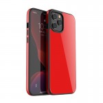 Bodycell Back Cover Glass + Aluminium Bumper For iPhone 12 Mini Red