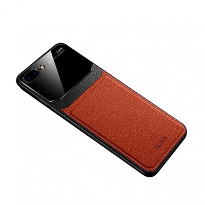 Bodycell Back Cover Plexiglass For iPhone 7/8 Plus Brown