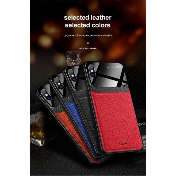 Bodycell Back Cover Plexiglass For iPhone XS MAX Brown