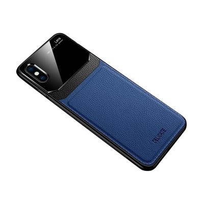 Bodycell Back Cover Plexiglass For iPhone XS MAX Blue