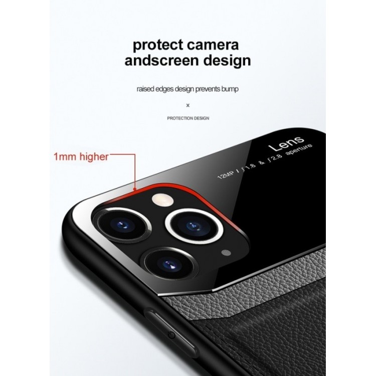 Bodycell Back Cover Plexiglass For iPhone 11 Pro Max Black