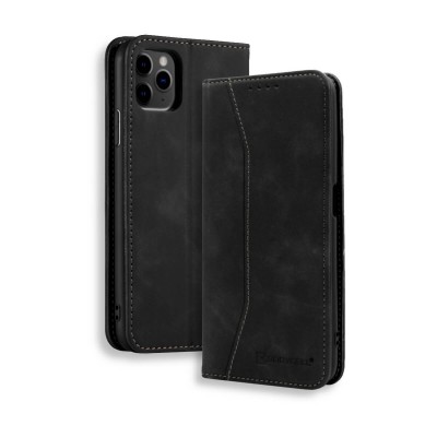 Bodycell Book Case Pu Leather iPhone 12 Mini Black