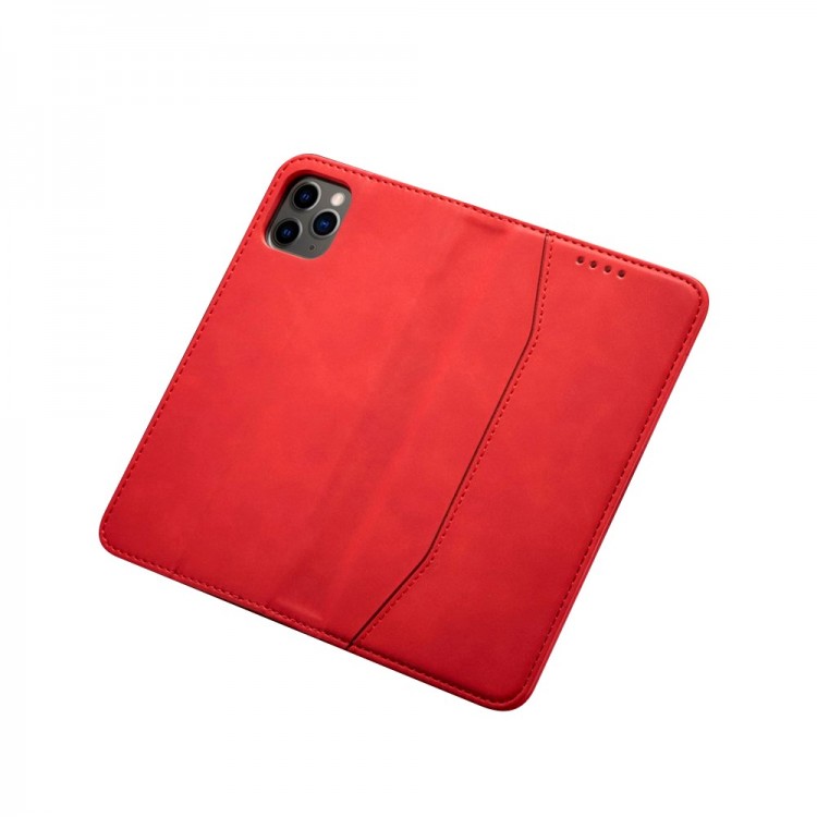 Bodycell Book Case Pu Leather iPhone 12 Mini Red