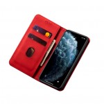 Bodycell Book Case Pu Leather iPhone 12 Pro Max Red