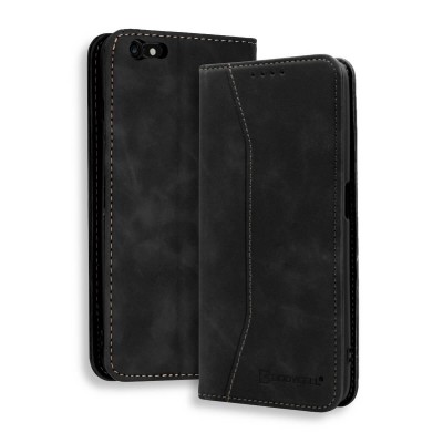 Bodycell Book Case Pu Leather iPhone 6/6s Plus Black