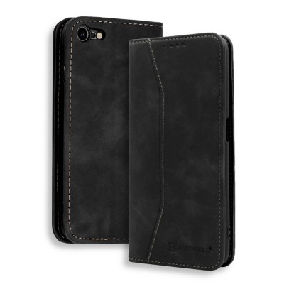 Bodycell Book Case Pu Leather iPhone 7/8/SE 2020 Black