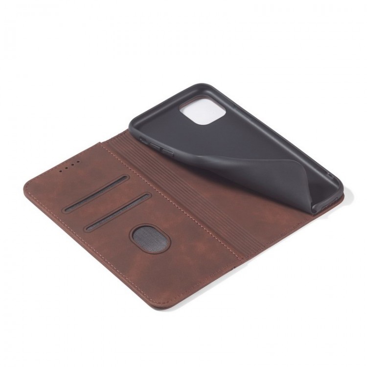 Bodycell Book Case Pu Leather iPhone 11 Pro  Dark Brown