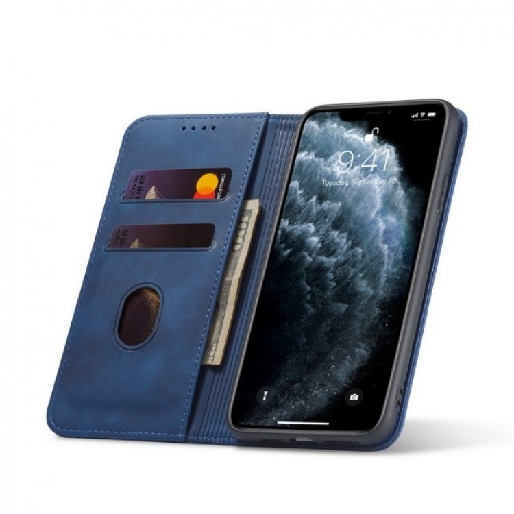 Bodycell Book Case Pu Leather iPhone 11 Pro  Blue