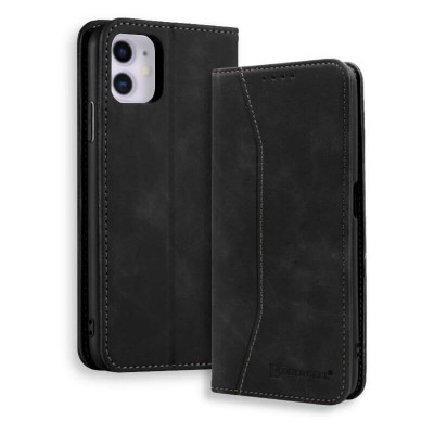 Bodycell Book Case Pu Leather iPhone 11  Black