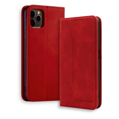 Bodycell Book Case Pu Leather iPhone 11 Pro Max Red