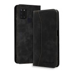 Bodycell Book Case Pu Leather Samsung A21S Black