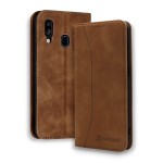 Bodycell Book Case Pu Leather Samsung A40 Brown