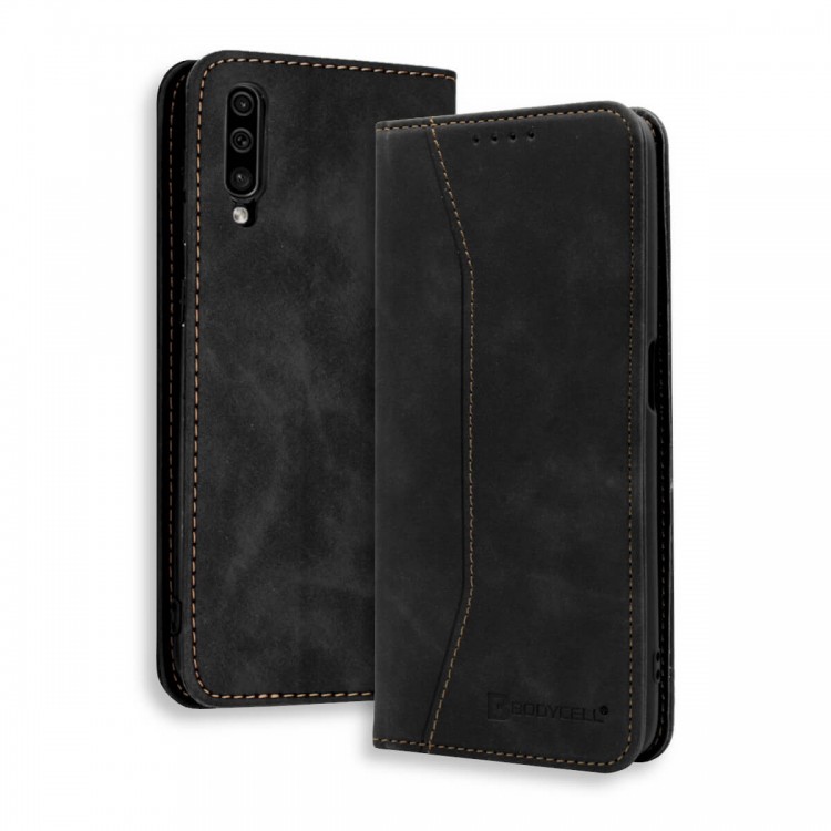 Bodycell Book Case Pu Leather Samsung A50/A30S Black