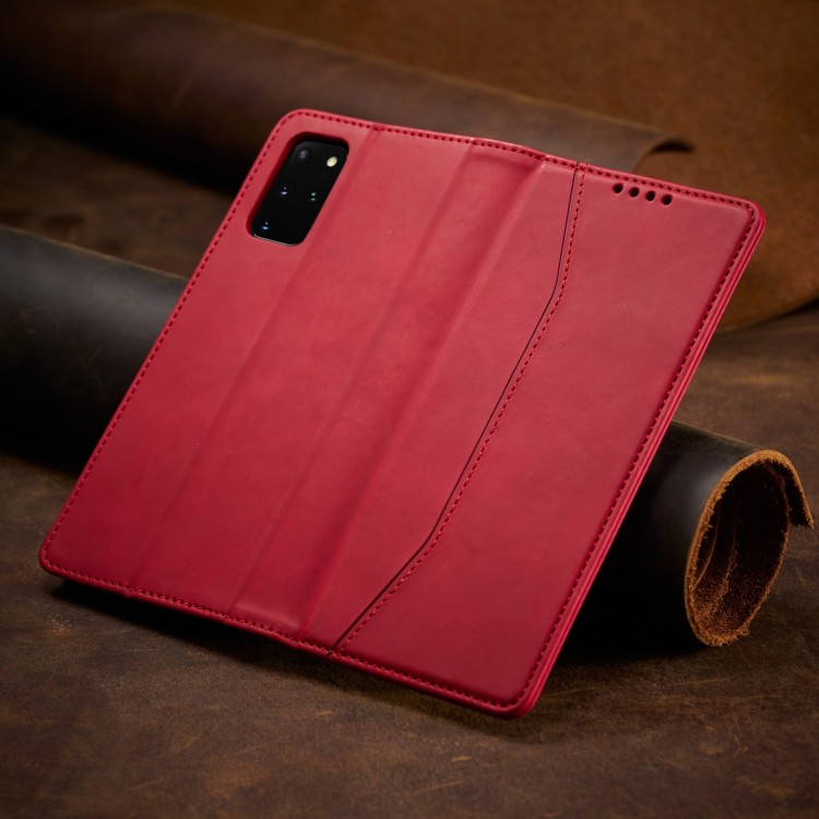 Bodycell Book Case Pu Leather Samsung S20 Plus Red