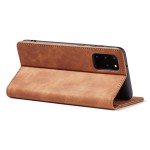 Bodycell Book Case Pu Leather Samsung S20 Plus Brown