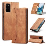 Bodycell Book Case Pu Leather Samsung S20 Plus Brown