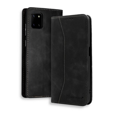 Bodycell Book Case Pu Leather Samsung Note 10 Lite Black