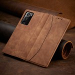 Bodycell Book Case Pu Leather Samsung Note 20 Ultra Brown