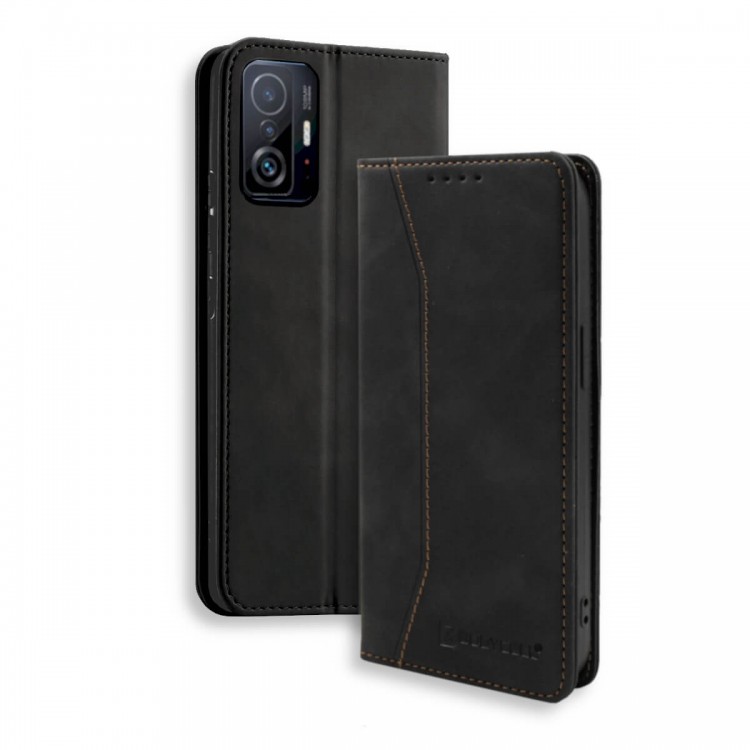 Bodycell Book Case Pu Leather Xiaomi 11T/11T Pro Black