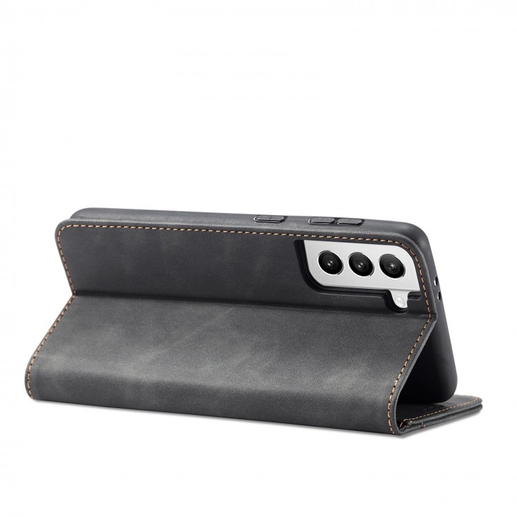 Bodycell Book Case Pu Leather Samsung S21  Black
