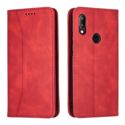 Bodycell Book Case Pu Leather Xiaomi Redmi 7 Red