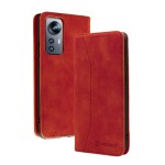Bodycell Book Case Pu Leather Xiaomi 12 5G/12X 5G/12S Red
